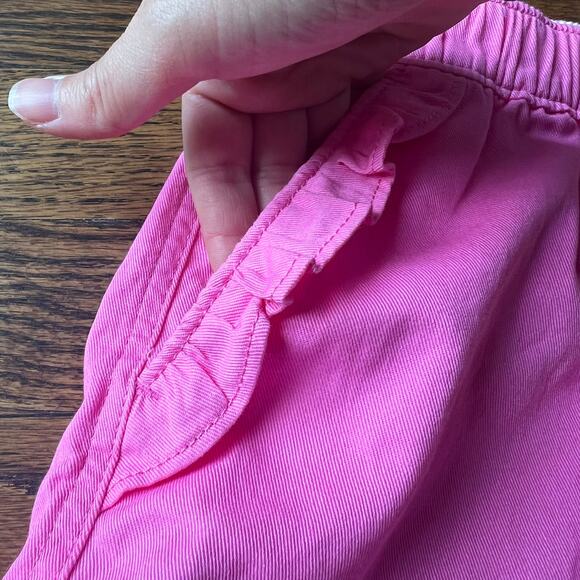 New with Tags Pink J.Crew Crewcuts Girl's Elastic Wasit Ruffle Shorts - 10 - Picture 2 of 6